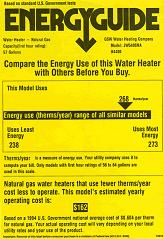 yellow energyguide label, Boston, Northbridge MA